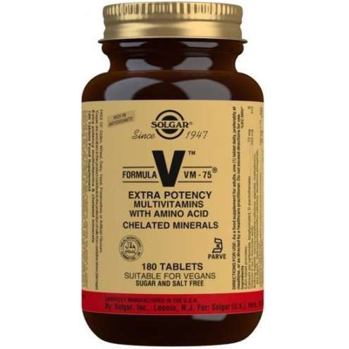 SOLGAR Formula VM-75 - Vitamínový a minerální komplex, 180 tablet